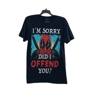 Marvel Deadpool Did I Offend You Graphic Tee Small